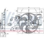 Nissens Kühlerlüfter 85307 Nissens Kühlerlüfter 85307