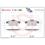 BREMBO Bremsklötze Xtra HA P 24 148X BREMBO Bremsklötze Xtra HA P 24 148X