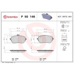 BREMBO Bremsklötze VA P 50 146 BREMBO Bremsklötze VA P 50 146