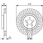 Bremsscheibe 0 986 479 A81 Bremsscheibe 0 986 479 A81