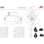 S0416 AS-PL Anlasser (Starter) S0416 S0416 AS-PL Anlasser (Starter) S0416
