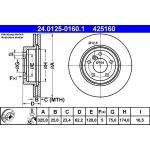 Bremsscheibe Bmw P. X3 2.0-3.0 04-11 24.0125-0160.1 Bremsscheibe Bmw P. X3 2.0-3.0 04-11 24.0125-0160.1