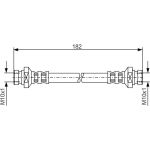 Bosch Bremsschlauch 1987481010