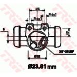 TRW Radbremszylinder BWK117 TRW Radbremszylinder BWK117