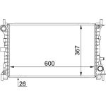 MAHLE Kühler, Motorkühlung CR 1344 000S