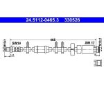 ATE Bremsschlauch 24.5112-0465.3 ATE Bremsschlauch 24.5112-0465.3