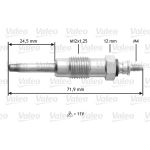 Valeo Glühkerze 345140 Valeo Glühkerze 345140