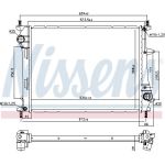 Nissens Wasserkühler PKW 617867 Nissens Wasserkühler PKW 617867
