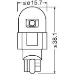 W16W OSRAM LED Red Red 12V 921DRP-02B W16W OSRAM LED Red Red 12V 921DRP-02B