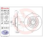 12 482 027 Bremsscheibe HA 08.8843.21 12 482 027 Bremsscheibe HA 08.8843.21