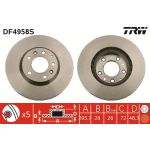83 481 058 Bremsscheibe VA DF4958S 83 481 058 Bremsscheibe VA DF4958S
