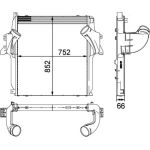 MAHLE Ladeluftkühler CI 101 000P MAHLE Ladeluftkühler CI 101 000P