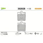 Valeo Bremsbelagsatz 302028 Valeo Bremsbelagsatz 302028