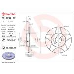 Brembo Bremsscheibe 09.7292.77 Brembo Bremsscheibe 09.7292.77