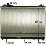 Kühler, Motorkühlung CR 1871 000S Kühler, Motorkühlung CR 1871 000S