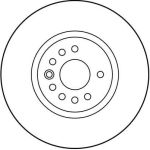 Bremsscheibe Opel P. Vectra DF2778S Bremsscheibe Opel P. Vectra DF2778S