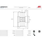 AFP0032(V) AS-PL Lichtmaschinenfreilauf AFP0032(V)