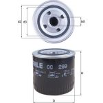 OC 269 MAHLE Ölfilter OC 269, Anschraubfilter, Höhe 96 mm – u. a. für Honda Civic VI Fastback (MA, MB), Rover Maestro Schrägheck, 200 II (RF) – OE Nummer 15400P5TG00 - l OC 269 MAHLE Ölfilter OC 269, Anschraubfilter, Höhe 96 mm – u. a. für Honda Civic VI Fastback (MA, MB), Rover Maestro Schrägheck, 200 II (RF) – OE Nummer 15400P5TG00 - l