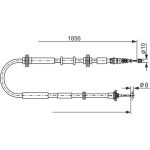 Handbremsseil 1987482892 Handbremsseil 1987482892