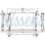 Nissens Wasserkühler PKW 66781 Nissens Wasserkühler PKW 66781