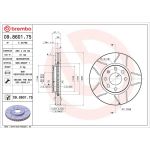 10 481 031M Bremsscheibe VA Brembo Max 09.8601.75 10 481 031M Bremsscheibe VA Brembo Max 09.8601.75