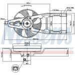 Nissens Kühlerlüfter PKW 85139