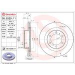 Brembo Bremsscheibe Vorderachse 09.E529.11 Brembo Bremsscheibe Vorderachse 09.E529.11