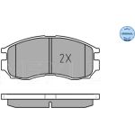 Bremsbelagsatz Mitsubishi P. Colt/Eclipse/Galant 1,8-2,5 V6 87-04 Mit Sensor 025 216 4716/W Bremsbelagsatz Mitsubishi P. Colt/Eclipse/Galant 1,8-2,5 V6 87-04 Mit Sensor 025 216 4716/W