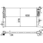 MAHLE Kühler, Motorkühlung CR 840 001S MAHLE Kühler, Motorkühlung CR 840 001S