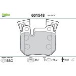 Valeo Bremsbelagsatz 601548 Valeo Bremsbelagsatz 601548