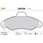 Valeo Bremsbelagsatz 598399 Valeo Bremsbelagsatz 598399