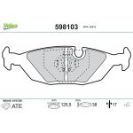 Valeo Bremsbelagsatz 598103 Valeo Bremsbelagsatz 598103