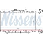 Nissens Wasserkühler PKW 64851