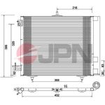 JPN Kondensator, Klimaanlage 60C9090-JPN JPN Kondensator, Klimaanlage 60C9090-JPN