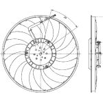 698610 Lüftermotor mit Lüfterrad 698610 Lüftermotor mit Lüfterrad