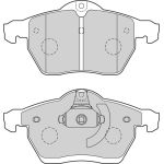 VALEO Bremsbeläge 302641