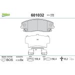 Valeo Bremsbelagsatz 601032