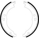 Handbremsbacken Fiat Ducato 06 91066700 Handbremsbacken Fiat Ducato 06 91066700