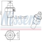 207002 Nissens Kühlmitteltemperatursensor 207002 207002 Nissens Kühlmitteltemperatursensor 207002