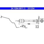 ATE Bremsschlauch 24.1294-0011.3 ATE Bremsschlauch 24.1294-0011.3
