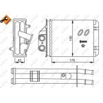 Wärmetauscher, Innenraumheizung 53641 Wärmetauscher, Innenraumheizung 53641