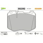 Valeo Bremsbelagsatz 302292 Valeo Bremsbelagsatz 302292