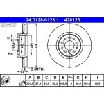 Bremsscheibe Volvo P. S60/S80/V70/Xc70 2,0-3,0 98-10 24.0128-0123.1 Bremsscheibe Volvo P. S60/S80/V70/Xc70 2,0-3,0 98-10 24.0128-0123.1