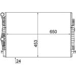 MAHLE Kühler, Motorkühlung CR 2055 001S MAHLE Kühler, Motorkühlung CR 2055 001S