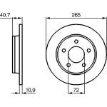 Bremsscheibe 0 986 479 C77 Bremsscheibe 0 986 479 C77