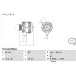 Lichtmaschine 0 986 047 540 Lichtmaschine 0 986 047 540