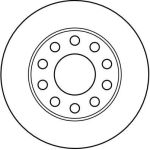Bremsscheibe Vw T. A4 1.6 DF4186 Bremsscheibe Vw T. A4 1.6 DF4186