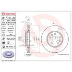 72 481 050 Bremsscheibe VA 09.A727.21 72 481 050 Bremsscheibe VA 09.A727.21