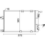 Kondensator, Klimaanlage AC 339 000S Kondensator, Klimaanlage AC 339 000S