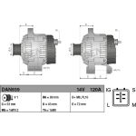 Denso Lichtmaschine DAN939 Denso Lichtmaschine DAN939